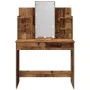 Tocador con luces LED madera envejecida 96x40x142 cm de , Tocadores para dormitorios - Ref: Foro24-857025, Precio: 126,00 €, ...