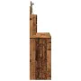 Tocador con luces LED madera envejecida 96x40x142 cm de , Tocadores para dormitorios - Ref: Foro24-857025, Precio: 126,00 €, ...
