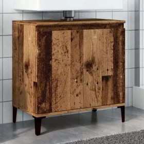Mueble de lavabo madera de ingeniería envejecida 58x33x60 cm by , bathroom vanities - Ref: Foro24-857117, Price: 53,16 €, Dis...