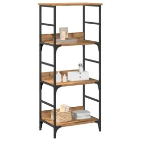 Estantería de madera de ingeniería roble artisan 50x33x117,5 cm by , Shelves - Ref: Foro24-857467, Price: 65,93 €, Discount: %