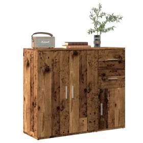Aparador de madera de ingeniería envejecida 91x29,5x75 cm by , Sideboards - Ref: Foro24-855906, Price: 92,78 €, Discount: %