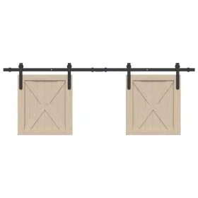 Kit de puerta corredera de armario acero carbono 152,5 cm von , DIY-Zubehör - Ref: Foro24-4009665, Preis: 36,74 €, Rabatt: %