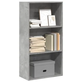Estantería de madera de ingeniería gris hormigón 60x30x114 cm von , Bücherregale und Regale - Ref: Foro24-857902, Preis: 48,7...