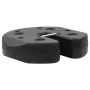 Placas de peso para cenador 4 uds hormigón negro 220x50 mm de vidaXL, Pesos para cenadores - Ref: Foro24-45210, Precio: 37,97...