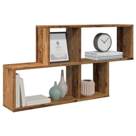 Estante de pared madera de ingeniería envejecida 100x18x53 cm by , Shelves and shelves - Ref: Foro24-856592, Price: 37,99 €, ...