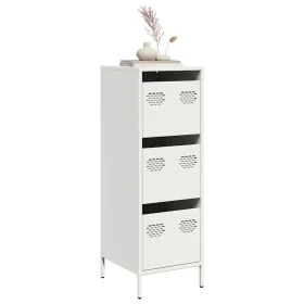 Aparador de acero blanco 39x35x103,5 cm von , Sideboards - Ref: Foro24-851405, Preis: 126,48 €, Rabatt: %