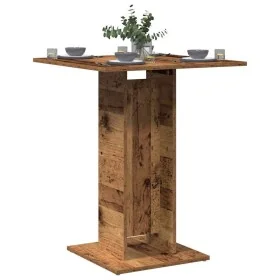 Mesa de bistró de madera de ingeniería envejecida 60x60x75 cm von , Küchen- und Esstische - Ref: Foro24-856022, Preis: 47,04 ...