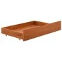 Bed frame with 2 drawers made of honey brown pine wood 90x200 cm by vidaXL, Beds and slatted bases - Ref: Foro24-322156, Pric...
