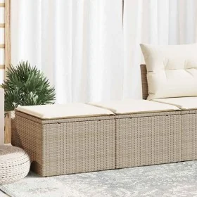 Set sofás jardín y cojines 2 pzas ratán sintético acacia beige von , Gartensets - Ref: Foro24-3328681, Preis: 117,15 €, Rabat...