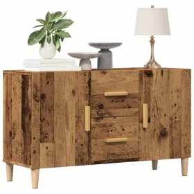 Aparador de madera de ingeniería envejecida 100x36x60 cm by , Sideboards - Ref: Foro24-856902, Price: 93,81 €, Discount: %