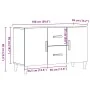 Aparador de madera de ingeniería envejecida 100x36x60 cm by , Sideboards - Ref: Foro24-856902, Price: 94,00 €, Discount: %