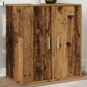 Muebles zapateros 2 uds madera ingeniería envejecida 32x35x70cm by , Shoe racks and shoe organizers - Ref: Foro24-856705, Pri...