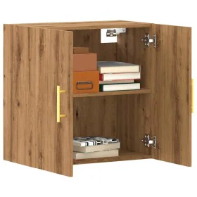 Armario de pared madera de ingeniería roble artisan 60x31x60 cm by , Lockers and storage cabinets - Ref: Foro24-857301, Price...