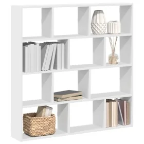 Estante cubo pared 12 compartimentos madera ingeniería blanco by , Shelves and shelves - Ref: Foro24-860004, Price: 72,61 €, ...