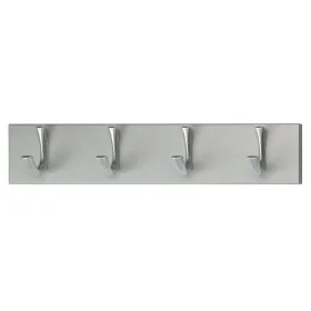 V-Part Perchero con 4 ganchos plateado by , Hat and coat racks - Ref: Foro24-445314, Price: 41,90 €, Discount: %