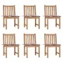 Gartenstühle 6 Einheiten mit Kissen aus massivem Teakholz von , Gartenstühle - Ref: Foro24-3073128, Preis: 666,25 €, Rabatt: %
