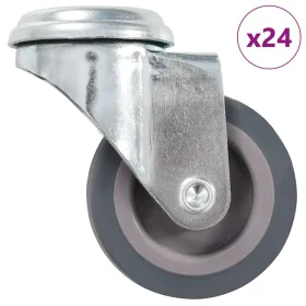 Swivel wheels with pin hole 24 units 50 mm by , Material handling - Ref: Foro24-277844, Price: 63,62 €, Discount: %