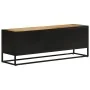 TV-Möbel unbehandeltes Mangoholz und Eisen 110x30x40 cm von , TV-Möbel - Ref: Foro24-353887, Preis: 201,44 €, Rabatt: %