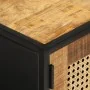 TV furniture untreated mango wood and iron 110x30x40 cm by , TV Furniture - Ref: Foro24-353887, Price: 201,44 €, Discount: %