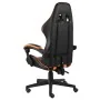 Silla gaming de cuero sintético negro y naranja de , Sillas de oficina - Ref: Foro24-20524, Precio: 149,25 €, Descuento: %