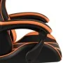 Silla gaming de cuero sintético negro y naranja de , Sillas de oficina - Ref: Foro24-20524, Precio: 149,25 €, Descuento: %