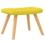 Schaukelstuhl mit Fußstütze senfgelber Stoff von , Schaukelstühle - Ref: Foro24-327629, Preis: 112,93 €, Rabatt: %