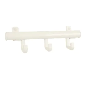 V-Part Coat rack with 3 hooks Techno 3 white by , Hat and coat racks - Ref: Foro24-445329, Price: 17,76 €, Discount: %