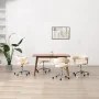 Swivel dining chairs 4 units synthetic leather cream by , dining chairs - Ref: Foro24-3054897, Price: 540,36 €, Discount: %