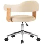 Sillas de comedor giratorias 4 unidades cuero sintético crema de , Sillas de comedor - Ref: Foro24-3054897, Precio: 540,42 €,...