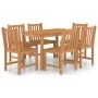 7-teiliges Garten-Esszimmerset aus massivem Teakholz von , Gartensets - Ref: Foro24-3059928, Preis: 930,49 €, Rabatt: %