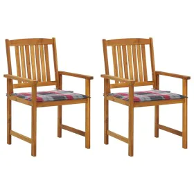 Gartenstühle mit Kissen 2 Einheiten massives Akazienholz von , Gartenstühle - Ref: Foro24-3061193, Preis: 147,50 €, Rabatt: %
