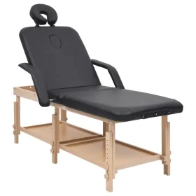 3-zone massage table synthetic leather black by , massage tables - Ref: Foro24-110254, Price: 306,11 €, Discount: %