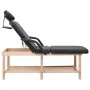 3-zone massage table synthetic leather black by , massage tables - Ref: Foro24-110254, Price: 306,08 €, Discount: %