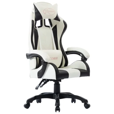Silla gaming de cuero sintético negro de , Sillas de oficina - Ref: Foro24-287985, Precio: 157,91 €, Descuento: %