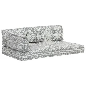 Cushion for pallet sofa patchwork light gray fabric by , Cushions for chairs and sofas - Ref: Foro24-287725, Price: 162,88 €,...
