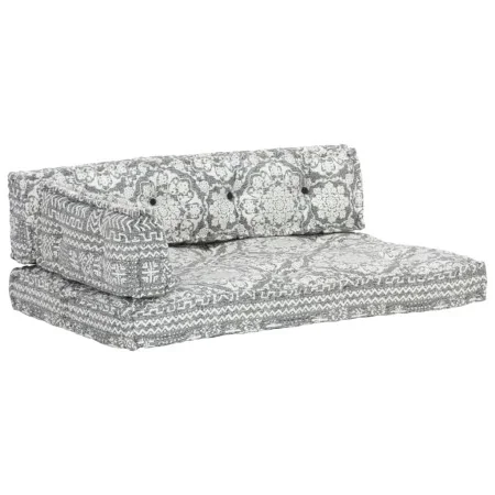 Cushion for pallet sofa patchwork light gray fabric by , Cushions for chairs and sofas - Ref: Foro24-287725, Price: 162,88 €,...
