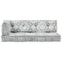 Cushion for pallet sofa patchwork light gray fabric by , Cushions for chairs and sofas - Ref: Foro24-287725, Price: 162,88 €,...