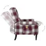 Red fabric reclining massage chair by , Electric massage chairs - Ref: Foro24-329317, Price: 187,93 €, Discount: %