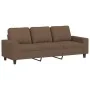 3-seater sofa with brown fabric stool 180 cm by , Sofas - Ref: Foro24-3201154, Price: 326,97 €, Discount: %