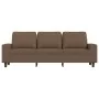 3-seater sofa with brown fabric stool 180 cm by , Sofas - Ref: Foro24-3201154, Price: 326,97 €, Discount: %
