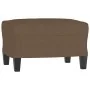 3-seater sofa with brown fabric stool 180 cm by , Sofas - Ref: Foro24-3201154, Price: 326,97 €, Discount: %