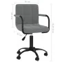 Drehbare Esszimmerstühle 4 Einheiten dunkelgrauer Samt von , Essstühle - Ref: Foro24-3088013, Preis: 248,92 €, Rabatt: %