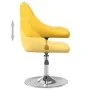 Senfgelbe drehbare Esszimmerstühle aus Samt 6 Stück von , Essstühle - Ref: Foro24-3088776, Preis: 280,83 €, Rabatt: %