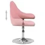 Silla de comedor giratoria 6 uds terciopelo rosa de , Sillas de comedor - Ref: Foro24-3088774, Precio: 324,90 €, Descuento: %