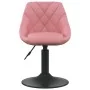 Drehbarer Esszimmerstuhl 6 Stk. rosa Samt von , Essstühle - Ref: Foro24-3088807, Preis: 340,88 €, Rabatt: %