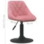Drehbarer Esszimmerstuhl 6 Stk. rosa Samt von , Essstühle - Ref: Foro24-3088807, Preis: 340,88 €, Rabatt: %