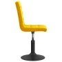 Senfgelbe drehbare Esszimmerstühle aus Samt 4 Stück von , Essstühle - Ref: Foro24-3089296, Preis: 236,48 €, Rabatt: %