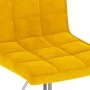 Senfgelbe drehbare Esszimmerstühle aus Samt 4 Stück von , Essstühle - Ref: Foro24-3089296, Preis: 236,48 €, Rabatt: %