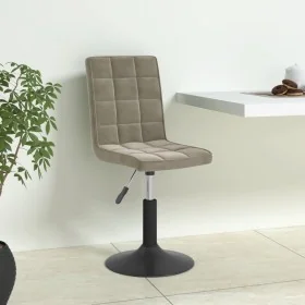Swivel dining chairs 4 pcs light gray velvet by , dining chairs - Ref: Foro24-3089289, Price: 217,79 €, Discount: %
