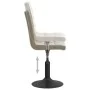 Drehbare Esszimmerstühle 4 Stk. hellgrauer Samt von , Essstühle - Ref: Foro24-3089289, Preis: 217,79 €, Rabatt: %